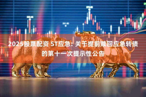 2025股票配资 ST应急: 关于提前赎回应急转债的第十一次提示性公告